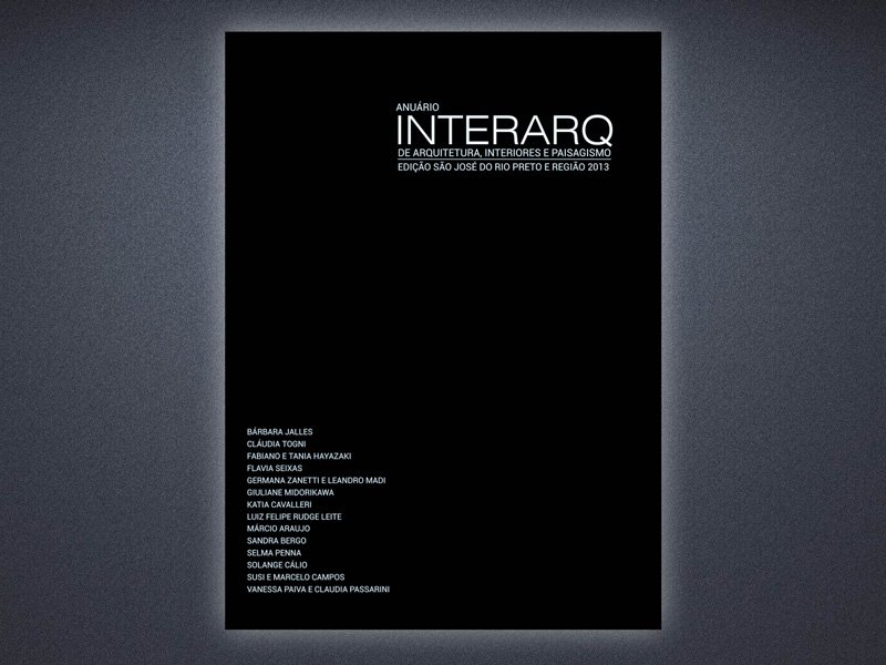 ANUÁRIO INTERARQ DE ARQUITETURA, INTERIORES E PAISAGISMO 2013/2014 - Revista InterArq | Arquitetura, Decoração, Design, Paisagismo e Lifestyle