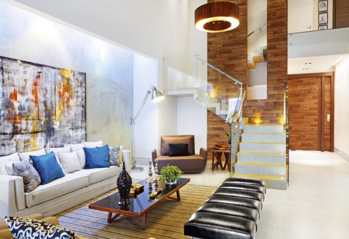 A arquitetura de linhas puras e funções bem definidas abriu espaço para um design de interiores rico em detalhes - Revista InterArq | Arquitetura, Decoração, Design, Paisagismo e Lifestyle