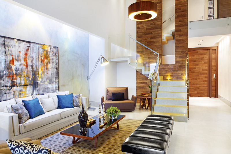 A arquitetura de linhas puras e funções bem definidas abriu espaço para um design de interiores rico em detalhes - Revista InterArq | Arquitetura, Decoração, Design, Paisagismo e Lifestyle