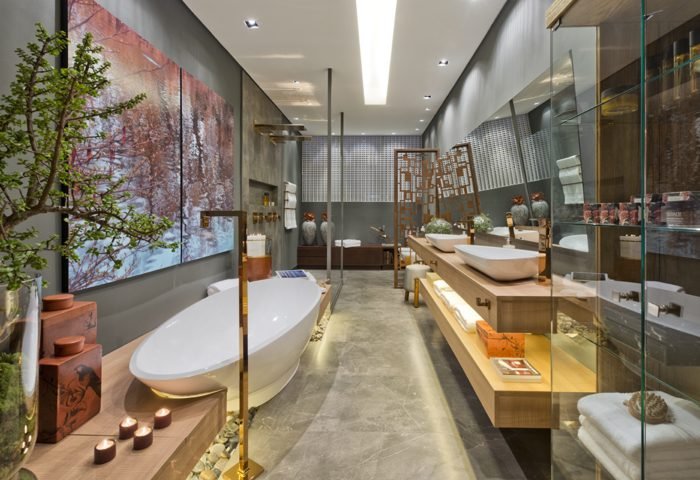 Sala de banho do casal -Melissa Dallegrave