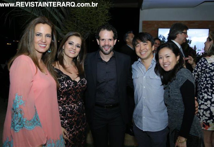 Isabel Veiga, Mônica Pinto, Arnaldo Pinho, Haruo Mikami e Denise Mikami