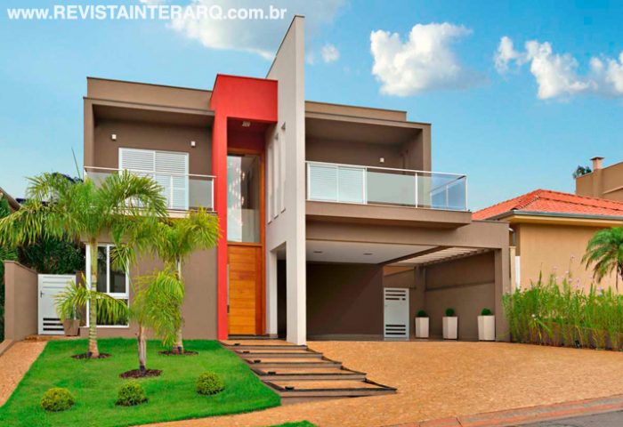 Para este projetos os clientes solicitaram uma casa prática e contemporânea - Revista InterArq | Arquitetura, Decoração, Design, Paisagismo e Lifestyle