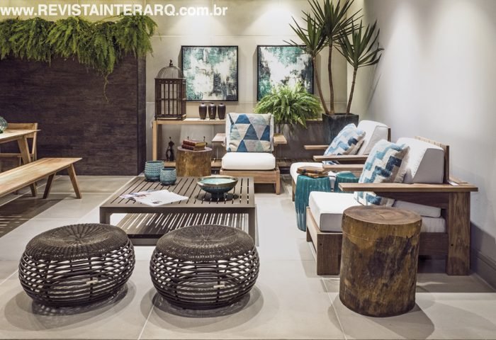 Ambientes elegantes transformaram o showroom da loja em uma incrível mostra com diferentes propostas para áreas de lazer - Revista InterArq | Arquitetura, Decoração, Design, Paisagismo e Lifestyle