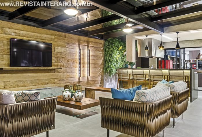 Nesta residência, o projeto de decoração sofisticado e funcional está sintonizado com as linhas retas da arquitetura - Revista InterArq | Arquitetura, Decoração, Design, Paisagismo e Lifestyle