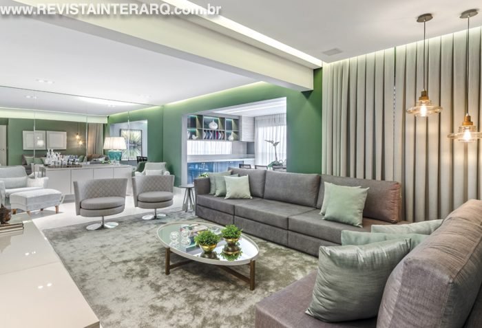 Este projeto de interiores transformou o apartamento em uma morada moderna para um jovem solteiro - Revista InterArq | Arquitetura, Decoração, Design, Paisagismo e Lifestyle