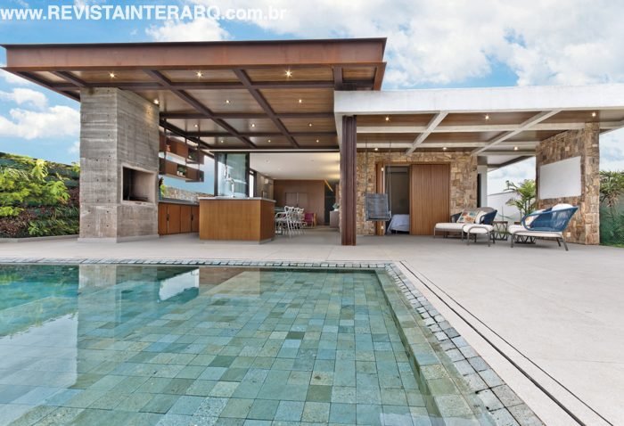 Este projeto contemporâneo é destacado pelo concreto aparente - Revista InterArq | Arquitetura, Decoração, Design, Paisagismo e Lifestyle