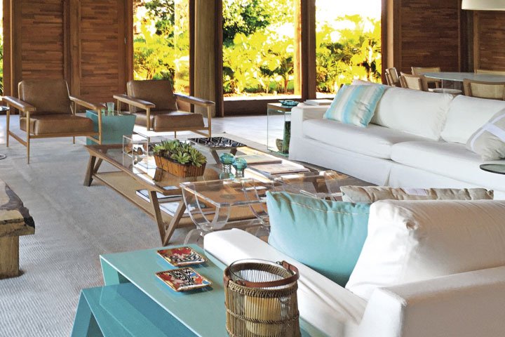A arquitetura de interiores desta casa na Bahia priorizou a descontração e as cores da Natureza - Revista InterArq | Arquitetura, Decoração, Design, Paisagismo e Lifestyle