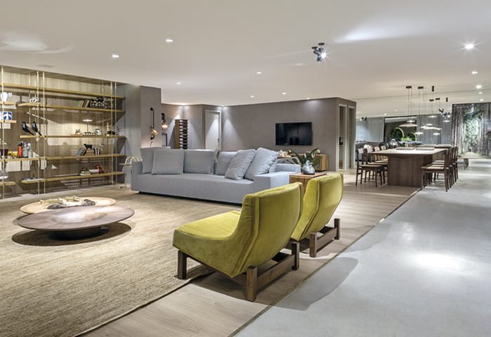 O Studio Walléria Teixeira assinou o  “Gran Living  Brasal” com muitas peças de design na sua 20ª participação do na CasaCor Brasília - Revista InterArq | Arquitetura, Decoração, Design, Paisagismo e Lifestyle