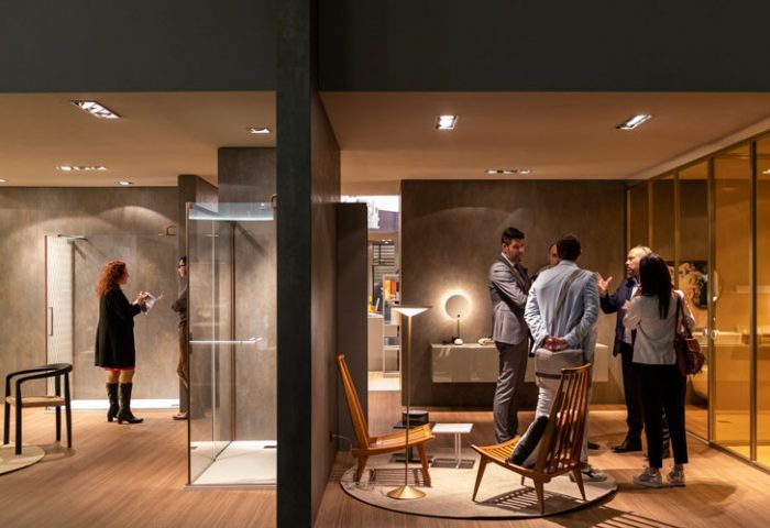  International Bathroom Exhibition, que este ano aborda as questões de sustentabilidade, desde o projeto até o desenvolvimento industrial. Foto: Andrea Mariani; 