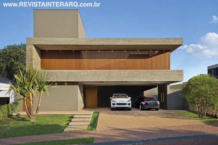 Com estilo moderno, esta casa possui conceito aberto e ambientes integrados - Revista InterArq | Arquitetura, Decoração, Design, Paisagismo e Lifestyle