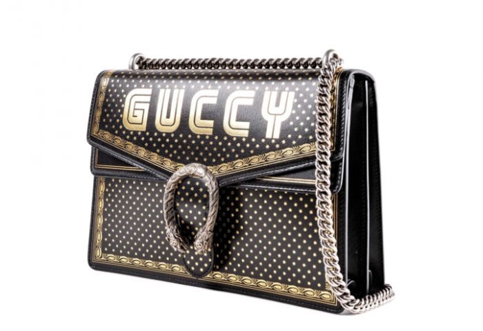 Da Gucci, a Bolsa de ombro Moon & Stars. 