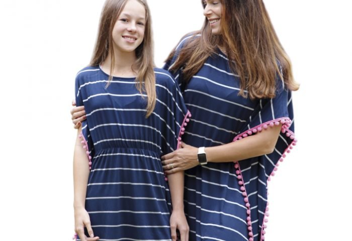 Uma peça indispensável para curtir a temporada de verão são as saídas de praia e piscina da Saidinha, marca especializada e que tem vários modelos incríveis, como a linha infantil que utiliza tecidos com proteção solar, linha mãe e filha e a linha resort.