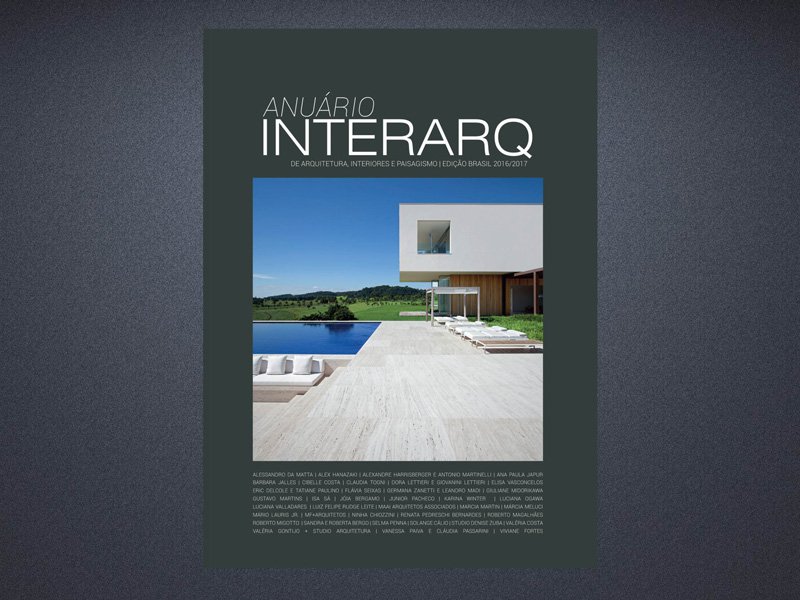 ANUÁRIO INTERARQ DE ARQUITETURA, INTERIORES E PAISAGISMO 2016/2017 - Revista InterArq | Arquitetura, Decoração, Design, Paisagismo e Lifestyle