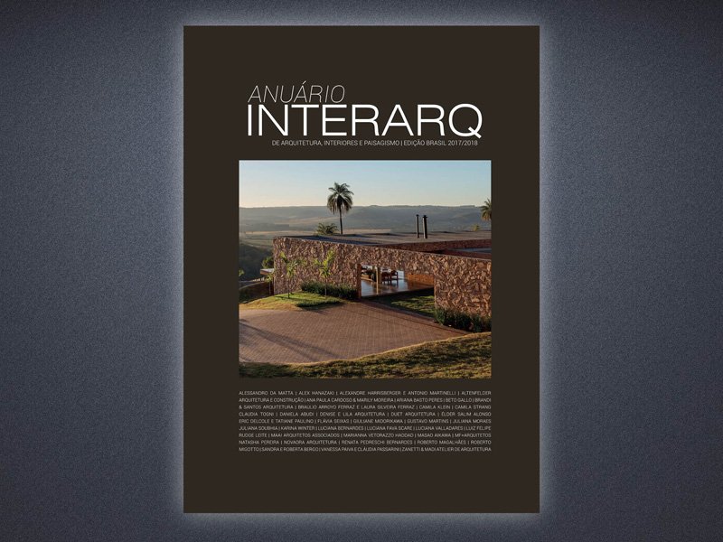 ANUÁRIO INTERARQ DE ARQUITETURA, INTERIORES E PAISAGISMO 2017/2018 - Revista InterArq | Arquitetura, Decoração, Design, Paisagismo e Lifestyle