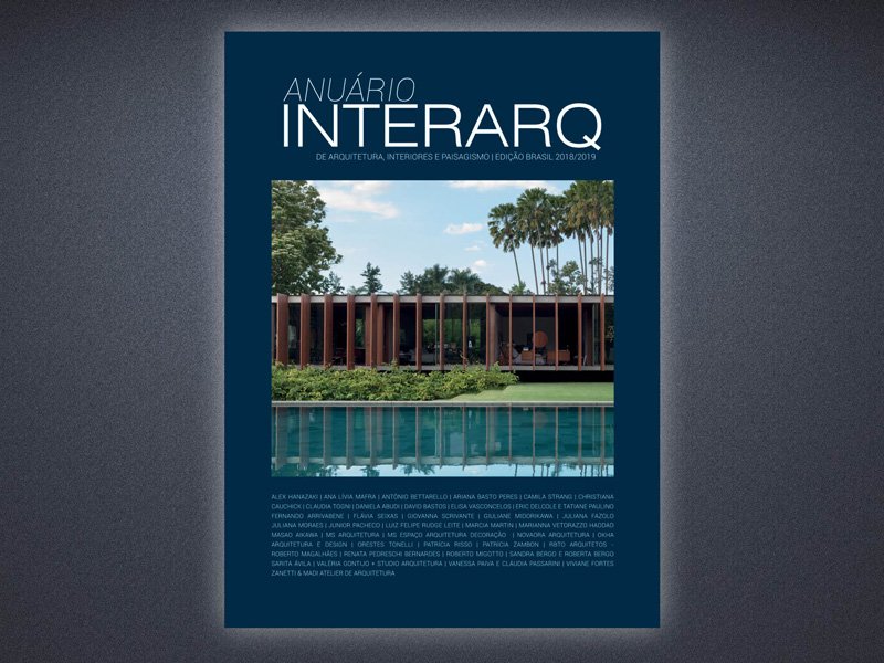ANUÁRIO INTERARQ DE ARQUITETURA, INTERIORES E PAISAGISMO 2018/2019 - Revista InterArq | Arquitetura, Decoração, Design, Paisagismo e Lifestyle