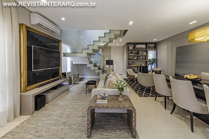 Elementos modernos e clássicos foram empregados neste projeto jovem e aconchegante - Revista InterArq | Arquitetura, Decoração, Design, Paisagismo e Lifestyle