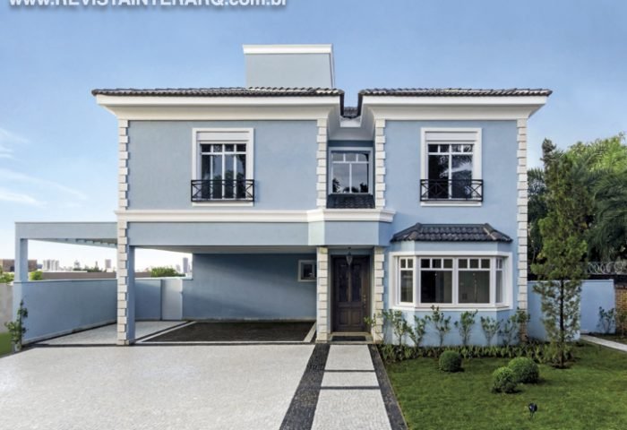 Com a ideia pré-determinada pelos clientes a arquiteta criou uma casa em estilo clássico americano - Revista InterArq | Arquitetura, Decoração, Design, Paisagismo e Lifestyle