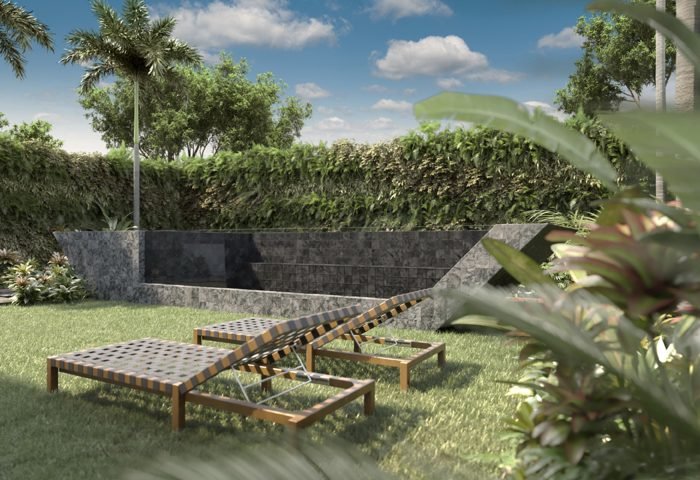 A UNLIMITED se une ao talento de Alex Hanazaki, para lançar a nova coleção de piscinas UNLIMITED by Hanazaki. O visual da piscina remete a um pequeno e flutuante barco feito em dobradura. Ela usa o revestimento Matrix 3D intensificado, da Super Clássico, uma pedra rara exclusiva das piscinas da marca.