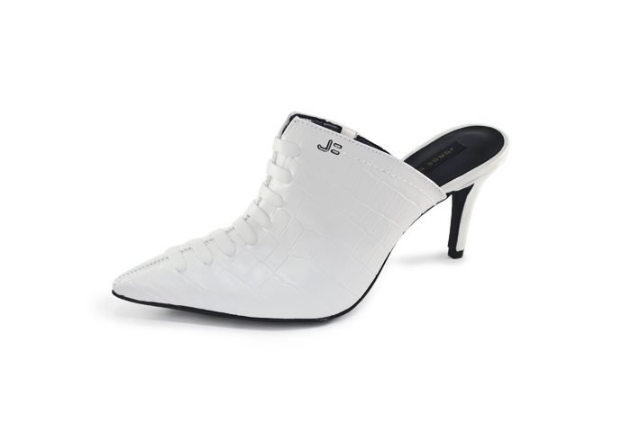 Mule bico fino Branco