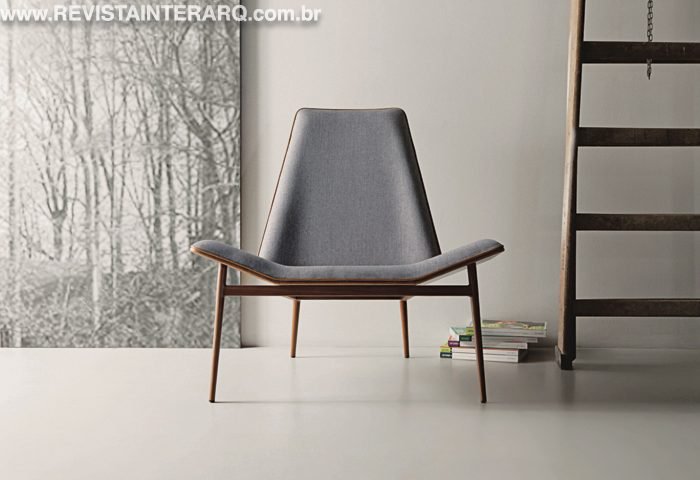 Premiada no IF Design Award 2016, a poltrona Kei, da Doimo, foi desenhada pelo designer Marcelo Ligieri.