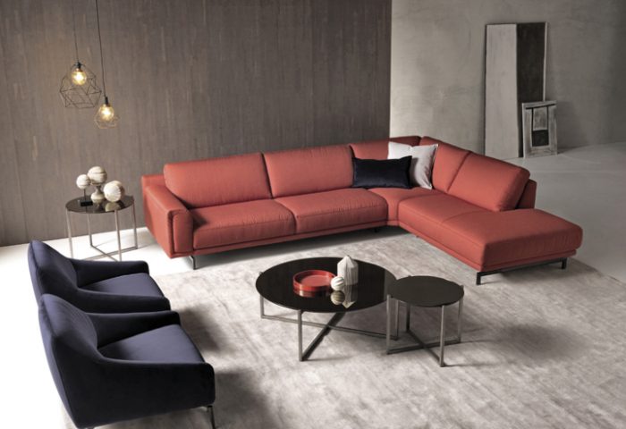 Ambiente com a linha da italianíssima Natuzzi. Com o foco na inovação, todas as peças são totalmente projetados na Itália. 