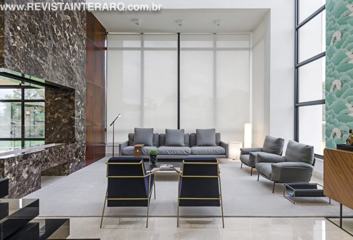 O mix de elementos distintos deu um ar elegante e atemporal a esta casa - Revista InterArq | Arquitetura, Decoração, Design, Paisagismo e Lifestyle