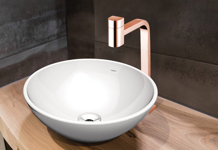 A linha Loren Code Rose Gold, da Lorenzetti, tem a proposta de levar a sofisticação da tonalidade rose gold, junto do consagrado design minimalista