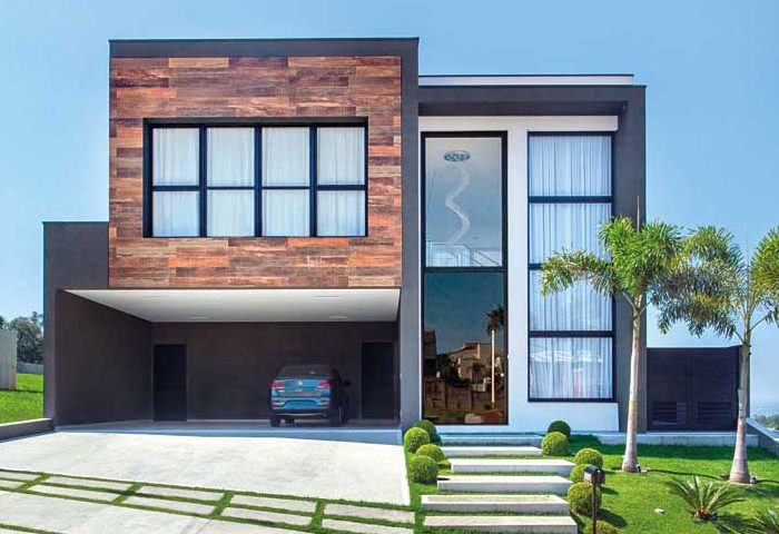 A arquitetura deste sobrado favorece a iluminação natural - Revista InterArq | Arquitetura, Decoração, Design, Paisagismo e Lifestyle