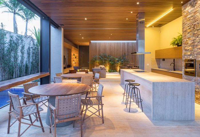 Este projeto linear possui uma composição leve e atemporal - Revista InterArq | Arquitetura, Decoração, Design, Paisagismo e Lifestyle