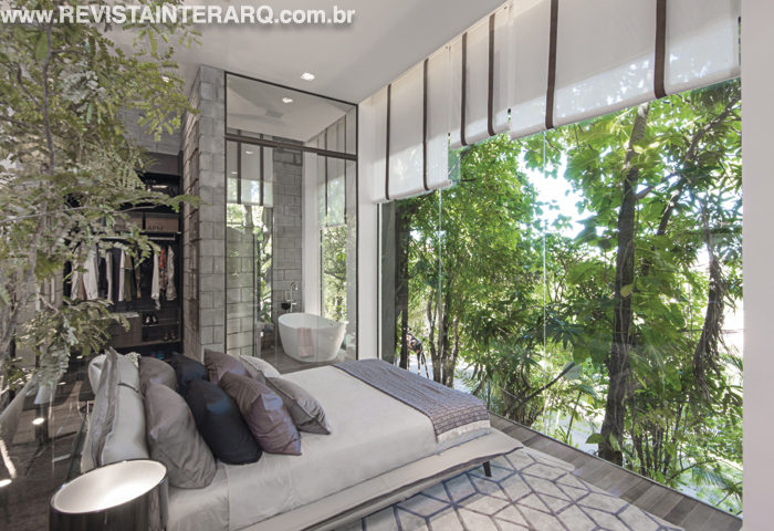 6. Qualquer janela pode receber um vidro com proteção solar ou aplicação de película. A linha Habitat da Cebrace, por exemplo, reduz em 70% a entrada de luz e calor no ambiente, bloqueia quase 100% dos raios UV e economiza até 30% o uso de ar-condicionado e luz artificial, o que promove ainda mais conforto térmico. Você encontra esta linha na Aluvetro Esquadrias