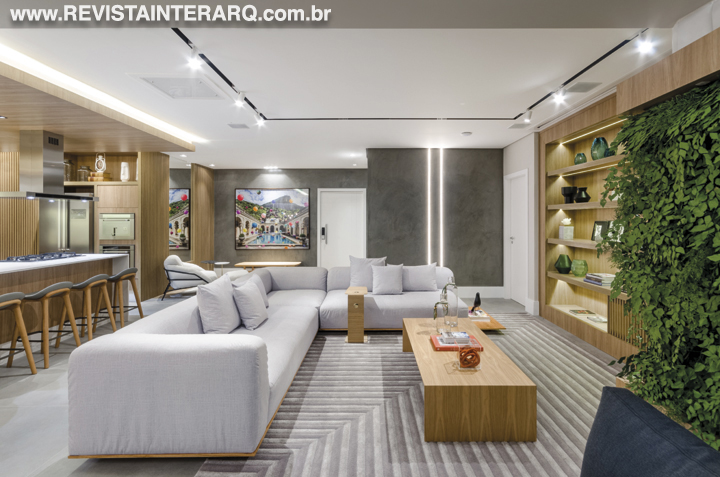 Este projeto de interiores carrega aconchego e integração - Revista InterArq | Arquitetura, Decoração, Design, Paisagismo e Lifestyle