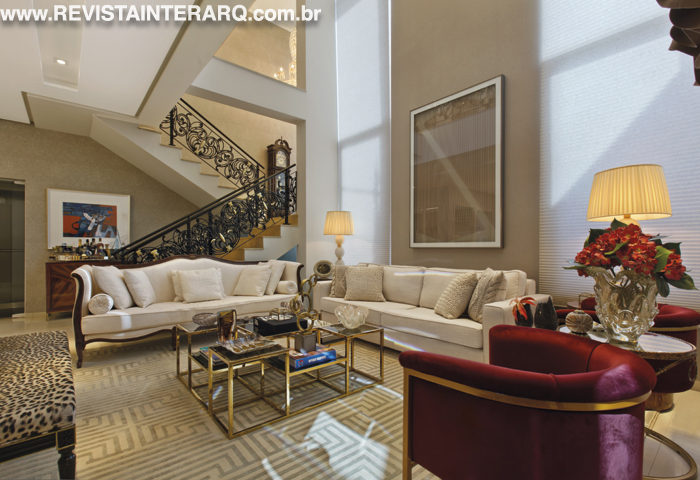 O estilo misto garantiu composições que exalam sofisticação e conforto - Revista InterArq | Arquitetura, Decoração, Design, Paisagismo e Lifestyle