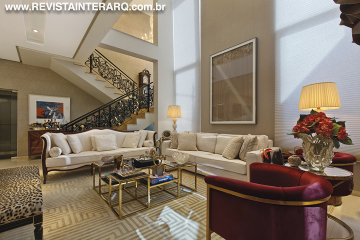 O estilo misto garantiu composições que exalam sofisticação e conforto - Revista InterArq | Arquitetura, Decoração, Design, Paisagismo e Lifestyle