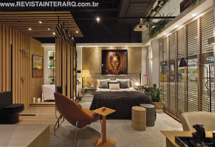 Uma pegada industrial foi a aposta de Márcio Araújo para este espaço da Mostra I’Casa - Revista InterArq | Arquitetura, Decoração, Design, Paisagismo e Lifestyle