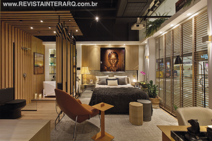 Uma pegada industrial foi a aposta de Márcio Araújo para este espaço da Mostra I’Casa - Revista InterArq | Arquitetura, Decoração, Design, Paisagismo e Lifestyle