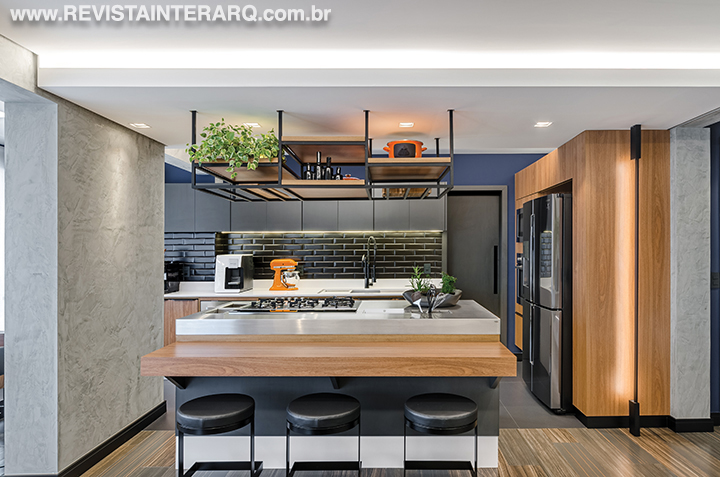 Este apartamento moderno teve o aproveitamento total dos espaços - Revista InterArq | Arquitetura, Decoração, Design, Paisagismo e Lifestyle