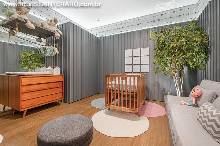 Elementos lúdicos e modernos compõem este quarto infantil - Revista InterArq | Arquitetura, Decoração, Design, Paisagismo e Lifestyle