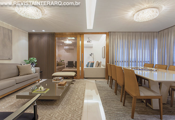 Este projeto foi destacado pelos ambientes versáteis - Revista InterArq | Arquitetura, Decoração, Design, Paisagismo e Lifestyle