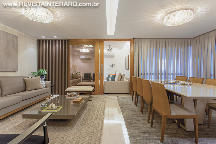 Este projeto foi destacado pelos ambientes versáteis - Revista InterArq | Arquitetura, Decoração, Design, Paisagismo e Lifestyle