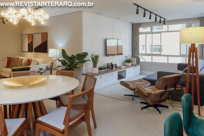 O foco deste projeto foi a decoração inspirada no estilo dos moradores - Revista InterArq | Arquitetura, Decoração, Design, Paisagismo e Lifestyle