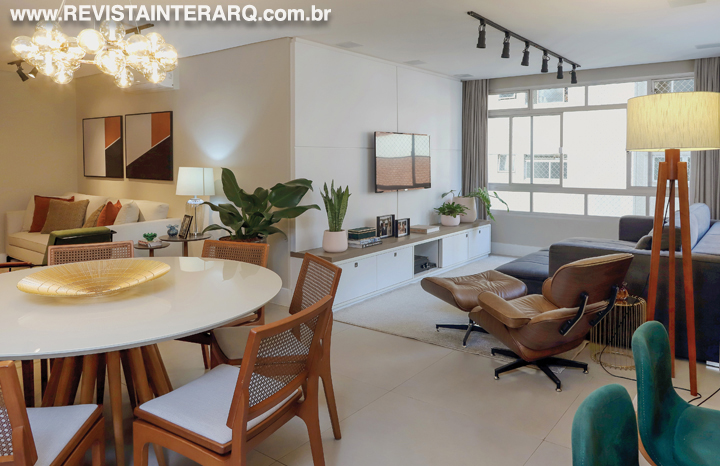 O foco deste projeto foi a decoração inspirada no estilo dos moradores - Revista InterArq | Arquitetura, Decoração, Design, Paisagismo e Lifestyle