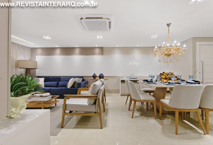 Um conceito moderno e elegante permeia este apartamento - Revista InterArq | Arquitetura, Decoração, Design, Paisagismo e Lifestyle