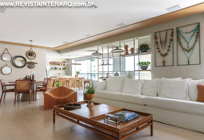 Elementos naturais destacam este apartamento - Revista InterArq | Arquitetura, Decoração, Design, Paisagismo e Lifestyle