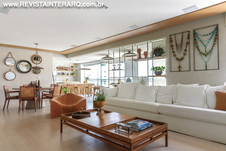 Elementos naturais destacam este apartamento - Revista InterArq | Arquitetura, Decoração, Design, Paisagismo e Lifestyle