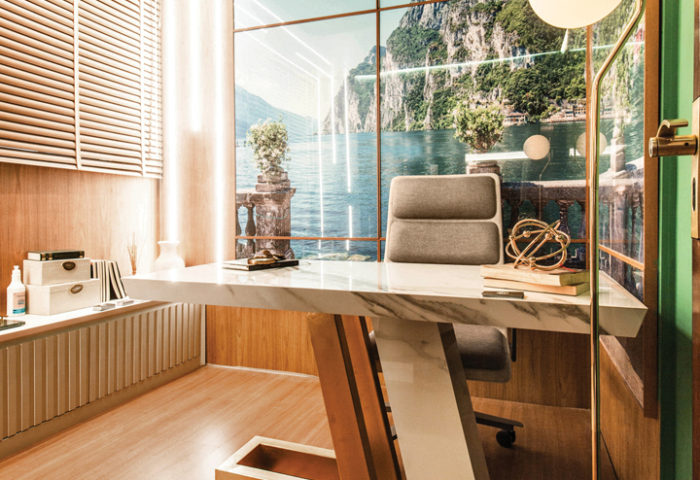  Home Office por Evelyn Brito e Beatriz Santana