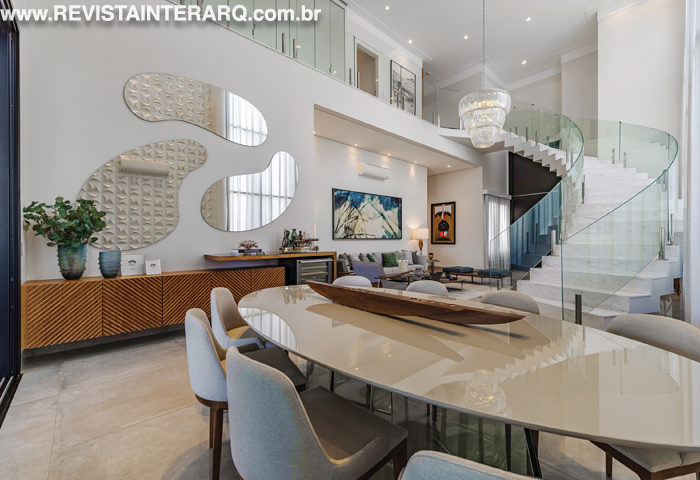 Leveza, modernidade e tons neutros destacam este projeto - Revista InterArq | Arquitetura, Decoração, Design, Paisagismo e Lifestyle
