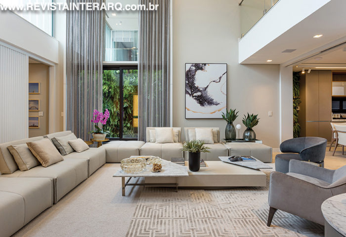 Este projeto de Ninha Chiozzini é integrado e funcional - Revista InterArq | Arquitetura, Decoração, Design, Paisagismo e Lifestyle