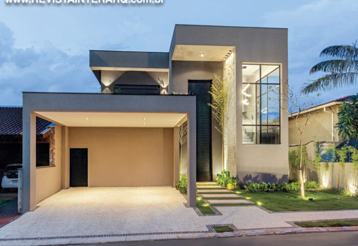Uma casa ampla e integrada para favorecer os momentos íntimos - Revista InterArq | Arquitetura, Decoração, Design, Paisagismo e Lifestyle