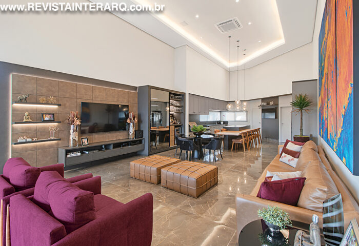 Um design de interiores moderno define esta casa - Revista InterArq | Arquitetura, Decoração, Design, Paisagismo e Lifestyle