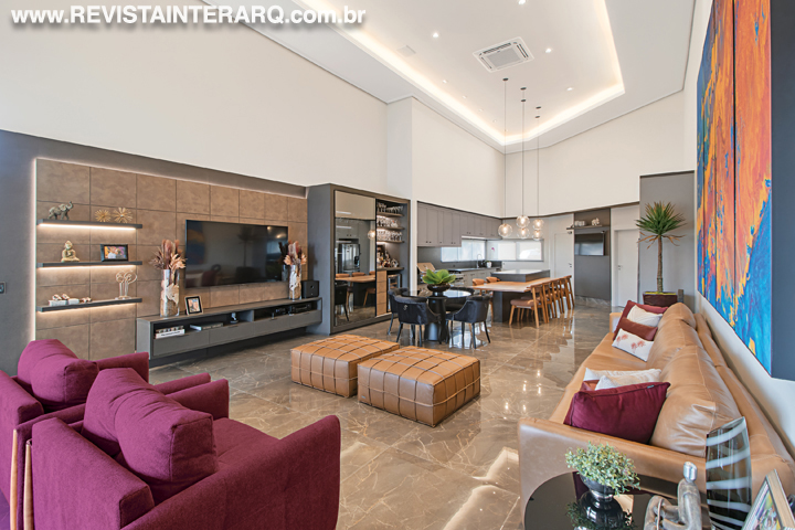 Um design de interiores moderno define esta casa - Revista InterArq | Arquitetura, Decoração, Design, Paisagismo e Lifestyle